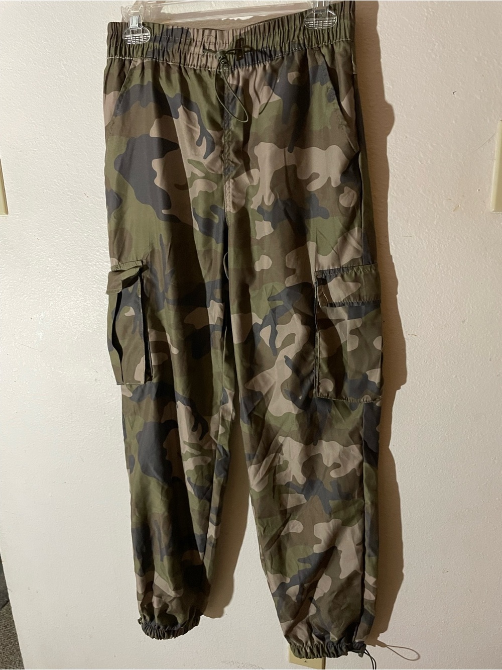 refuge Green Camo Cargo Joggers